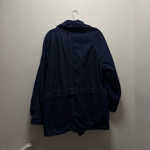 FREE PEOPLE DENIM CAR COAT - Picture 9 of 10